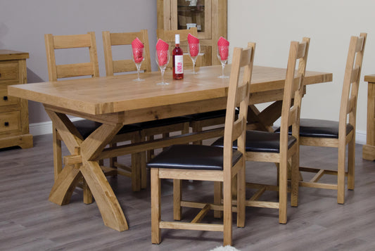 Cotswold Large Cross Leg Ext Table