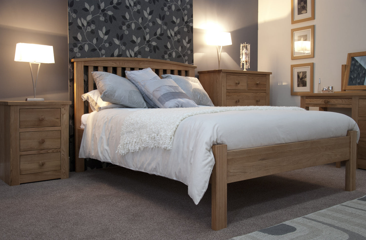 Milano Oak Bed